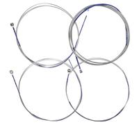 YARNOW Juego de Cuerdas Zhongruan de 4 Piezas en Acero y Plata, Resistencia para Tocar y Fácil de Reemplazar, Adecuado para Instrumentos Tradicionales