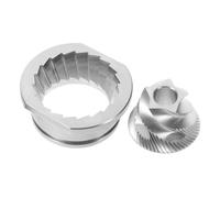 YARNOW Juego de Fresas de Molinillo Cónico 48 MM en Acero Inoxidable para Máquinas Espresso Automáticas Jura, Repuesto Duradero para Molienda de Café en Casa