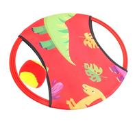 YARNOW Juego de Lanzar y Atrapar Balones para Juego Interactivo de Exterior E Interior Compacto y Ligero Incluye 1 Paleta Amarilla y 1 Pelota Adecuado para Color Color Aleatorio