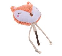 YARNOW Juguete Interactivo para Gatos Cabeza De Animal De Peluche Varita Silvervine para Cachorros Estimula La Curiosidad y Alivia El Malestar