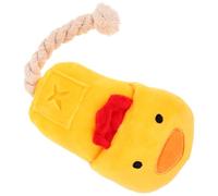 YARNOW Juguete para Perros para Morder Sonido, de Felpa y Cuerda de Algodón Resistente, Tamaño Pequeño, Diseño de Zapato Divertido, Juguete Portátil para Cachorros y Entrenamiento