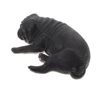 YARNOW Juguetes Modelo de Perro Pug Beto decoración pequeño Juguetes para Perros temático Mini Estatua de Perro Figuras de Perros realistas Estatua de Perro simulado Adorno el plastico