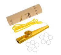 YARNOW Kazoo De Metal Instrumento Musical Kazoo Profesional Con Diafragmas Fiestas y Actividades Al Aire