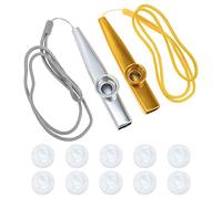 YARNOW Kazoo De Metal Profesional Instrumento Musical Para Principiantes Para Escenarios Educativos Entretenimiento Familiar