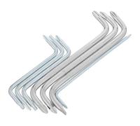 YARNOW Kit de 7 Destornilladores de Ángulo de 90° en Acero al Carbono Diseño Z para Llegar a Tornillos en Esquinas de Muebles Agarre Ergonómico