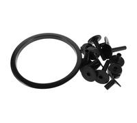 YARNOW Kit de Accesorios para Batería Protección de Hardware Soporte para Platillos Bloqueador de Bombo para Músicos y Sesiones de Grabación