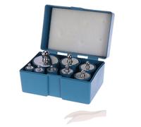 YARNOW Kit de Pesas de Calibración de Acero Inoxidable con Pinzas y Nipper, Resistente Oxidación y Fácil de Manejar para Uso Educativo y Comercial