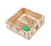 YARNOW Laberinto De Madera para Hámster Juguete Práctico Tu Mascota Haga Ejercicio Divertido Laberinto De Juguete para Hámster Pequeño