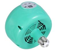 YARNOW Lámpara de Calor para Cría de Pollos Temperatura Ajustable Emisor de Calefacción de Plástico Verde Ventilador Integrado para Calentamiento Seguro y Mantenimiento Térmico en