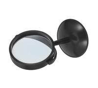 YARNOW Lente Óptica Experimental Convexa con Soporte, Focal 30cm, Vidrio y Plástico, Negro, para Enseñanza de Física y Estudiantes en Investigación Científica