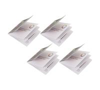 YARNOW Libro de 4 Tablas de Pruebas de Daltonismo Gráficos de Colores Vivos y Papel Evaluación Visual en Entornos Médicos y Laborales
