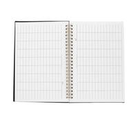 YARNOW Libro de Registro Financiero en Negro, Pp y Papel, para Inventario