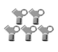 YARNOW Llaves de Purga para Válvulas de Radiador 5 Piezas, Herramienta Cuadrada de Ventilación para Mantenimiento de Calefacción, Accesorio Resistente para Purgador Automático y Control