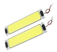 YARNOW Luces LED Interiores para Camper y Furgoneta 2 Unidades, Lámpara de Lectura Base Metálica, Diseño Compacto para Uso en Autocaravana y Camping