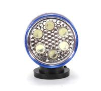 YARNOW Luz LED para Bicicleta 6 Leds y 2 Modos de Funcionamiento, Carcasa de Aleación de Aluminio Duradera y Plástico Resistente, Adecuado para Seguridad Nocturna y Días Lluviosos