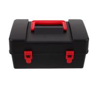 YARNOW Maletín Negro para Almacenamiento de Peonzas Burst Organizador Plástico con Compartimentos y Asa Caja Portátil para Juguetes y Accesorios de Batalla para Viajes y Fiestas