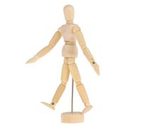 YARNOW Maniquí de Dibujo de Madera Articulaciones Móviles, Adorno Artesanal Beige Adecuado para Artistas y Principiantes en Dibujo y Decoración