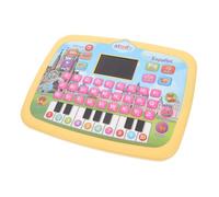 YARNOW Maquina de Aprender español portátil de Juguete aprendiendo Tableta Juguetes electrónicos interactivos Mesa de Aprendizaje para pequeños Abdominales Amarillo