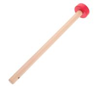 YARNOW Martillo De Madera Sólida Palos De Instrumentos Mazos De Bombo Baquetas Mazos De Percusion Batería y Bajo Mazos De Percusión Mazos Bajos Lengua Sentida Gong Chino Gongs Caucho Rojo