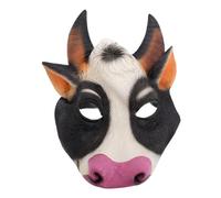 YARNOW Máscara De Vaca De Látex Para Cosplay Disfraz De Halloween Accesorio De Fiesta Máscara Animal Para Adulto Fiesta Temática Foto Divertida