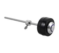 YARNOW Maza de Pedal para Bombo Cabeza de Martillo Redonda de Plástico y Mango de Metal, Rebote Rápido y Protección para Batería Acústica