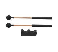 YARNOW Mazos Para Instrumentos De Percusión Mango De Madera Antideslizante, Baquetas De De Lengüetas y Goma Para Marimba y Xilófono, Accesorios Portátiles Para Bateristas Principiantes