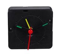 YARNOW Mecanismo y Piezas de Repuesto Versátiles de Plástico Negro de Movimiento de Reloj de Cuarzo Fácil Instalación para Reparación de Despertadores y Relojes de Escritorio