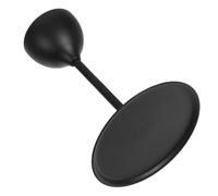 YARNOW Mesa De Té De Hierro Forjado Muñecas Pequeña Mini Lado Modelo Escala Redondo Comida para Muebles Diminutos Mesa De Té De Muñeca Mesa Final Mesa Auxiliar Planchar Negro