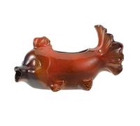 YARNOW Método Antiguo De Cría De Peces Y Dispositivo para El Flujo De Agua Estatua De Jardín Fuente De Bonsái Fuente De Pez Escupidor Escultura De Pez De Escultura De