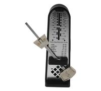 YARNOW Metrónomo Mecánico Portátil Para Guitarra Piano y Violín Afinador De Ritmo Preciso Mini Metrónomo Multifuncional Adecuado Para Estudiantes (negro)