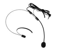 YARNOW Micrófono de Diadema Negro Pequeño para Actuación y Presentaciones Auriculares Micrófono para Cantar y Hablar Accesorio Profesional Ligero y Portátil para Escenario