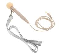 YARNOW Micrófono de Mano Omnidireccional con Cable y Interruptor Mini Micrófono Portátil Amarillo Amplificador de Voz Personal para Enseñanza Guías Turísticos y Presentaciones