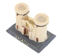 YARNOW Micropaisaje Castillo en Resina para Casa de Muñecas, Figura Miniatura de Palacio Español, Adorno para Jardín y Mesa de Arena, Modelo de Castillo Decorativo para Mini Jardines