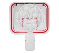 YARNOW Mini Aro de Baloncesto Cubo de Basura de Plástico Blanco Resistente a Manchas, Ahorra Espacio Escritorio, para Oficina y Dormitorio