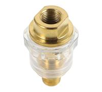 YARNOW Mini Lubricador Automático Lubricación Automática de 1/4 de Pulgada y Cuerpo de Latón y Plástico para Herramientas Neumáticas para Uso en Compresores de Aire