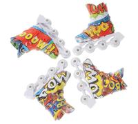 YARNOW Mini Patines de Dedo 2 Pares Diseño Aleatorio Juguete Compacto para Dedos Accesorio Divertido para Escritorio y Ocio Infantil