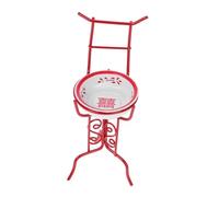 YARNOW Mini Soporte de Washbasin Mini Muebles Mini Figura Lavabo para baños baño de muñecas Muebles Mini casa de muñecas Soporte de Lavabo muñecos de Toalla Planchar