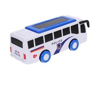 YARNOW Modelo De Auto De Policía Simulado Coches De Juguete para Pequeños Coche De Juguete Tire hacia Coches Juguetes Camión De Juguete Juguetes De Coche Abs Blanco