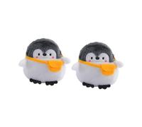 YARNOW Monedero De Pingüino Lindo y Portátil, 2 Piezas, Material Sintético Suave, Práctico para Mujer, Adecuado para Fiesta y Tienda, Tamaño Pequeño Compacto