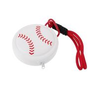 YARNOW Monedero Portátil y Versátil de Silicona con Forma de Béisbol para Auriculares y Llaves, Adecuado para Uso Diario y Aventuras al Aire Libre