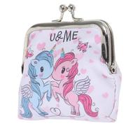 YARNOW Monedero Práctico y Conveniente de Unicornio Pequeño Diseño de PVC y Metal para Mujer para Uso en Viajes y Actividades al Aire Libre