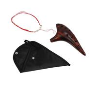 YARNOW Ocarina Ahumada De Doce Clave c Ocarina De Cerámica Para Estudiantes Instrumento Musical Para Principiantes y Jugadores Avanzados Flauta