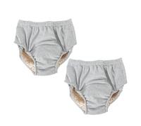 YARNOW Pañal Adulto Lavable y Reutilizable de Algodón para Ancianos, a Prueba de Fugas, Paquete de 2 Piezas, Ropa Interior Cómoda y Transpirable para Mujeres