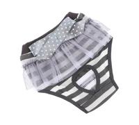 YARNOW Pañal Decorativo para Perros Hembras y Portátil Ropa Interior Segura para Perros Ciclo Menstrual Mediano para Mantener El Hogar Limpio