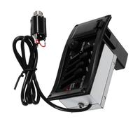 YARNOW Pastilla Ecualizadora Bandas para Guitarra Acústica con Preamplificador Control de Volumen Graves Agudos y Presencia Compatible con Guitarra Folk Indicador Batería Baja Color