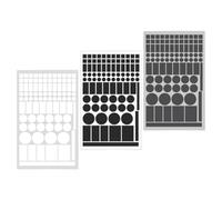 YARNOW Pegatinas Autoadhesivas de Sombreado para Routers y Dispositivos Electrónicos, Papel Opaco de PVC y Eva en 3 Hojas, Adecuado para Celebracion Verano Hogar y Jardín de Infancia