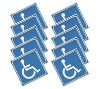 YARNOW Pegatinas Autoadhesivas Resistentes a Rayaduras y Agua 15 Símbolo de Silla de Ruedas Material PVC para Discapacitados para Puertas y Sillas de Ruedas