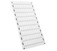 YARNOW Pegatinas de Cinta Métrica Autoadhesivas de Pvc Alta Adhesión y Resistencia al Polvo, 20 Hojas para Uso en Carpintería y Costura