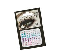 YARNOW Pegatinas de Gemas Faciales de Acrílico para Ojos y Frente, Seguras la Epidermis y Reutilizables, Ideales para Noches Locas y Disfraces