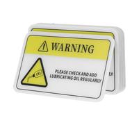 YARNOW Pegatinas de Señal de Advertencia de Seguridad Industrial Pvc 8x5 Cm, 10 Unidades Adhesivas para Maquinaria, Equipo y Entorno de Trabajo, Etiquetas Duraderas de Precaución